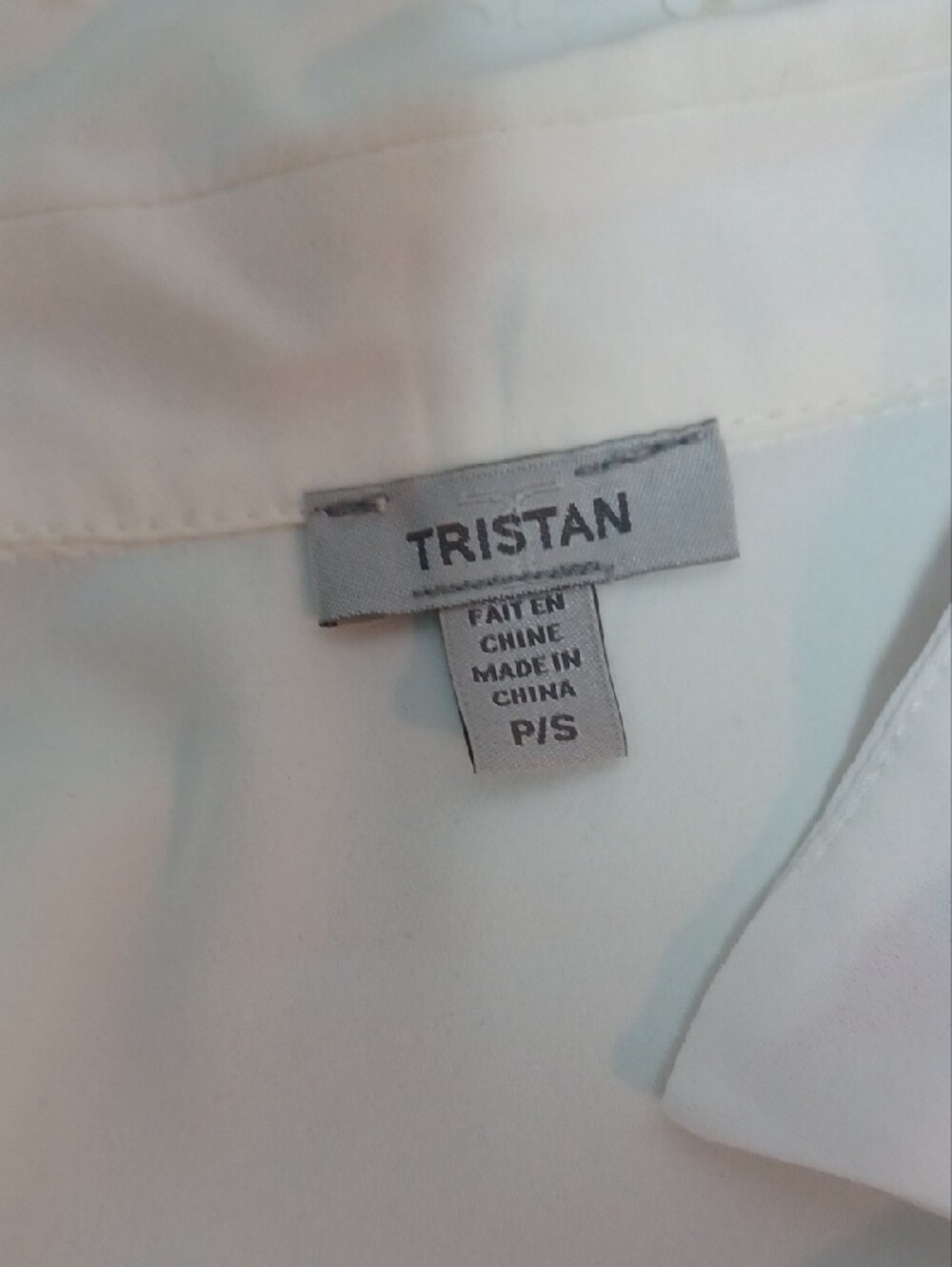 Tristan Cream Blouse with Pink Embroidered Collar - Picture 5 of 9